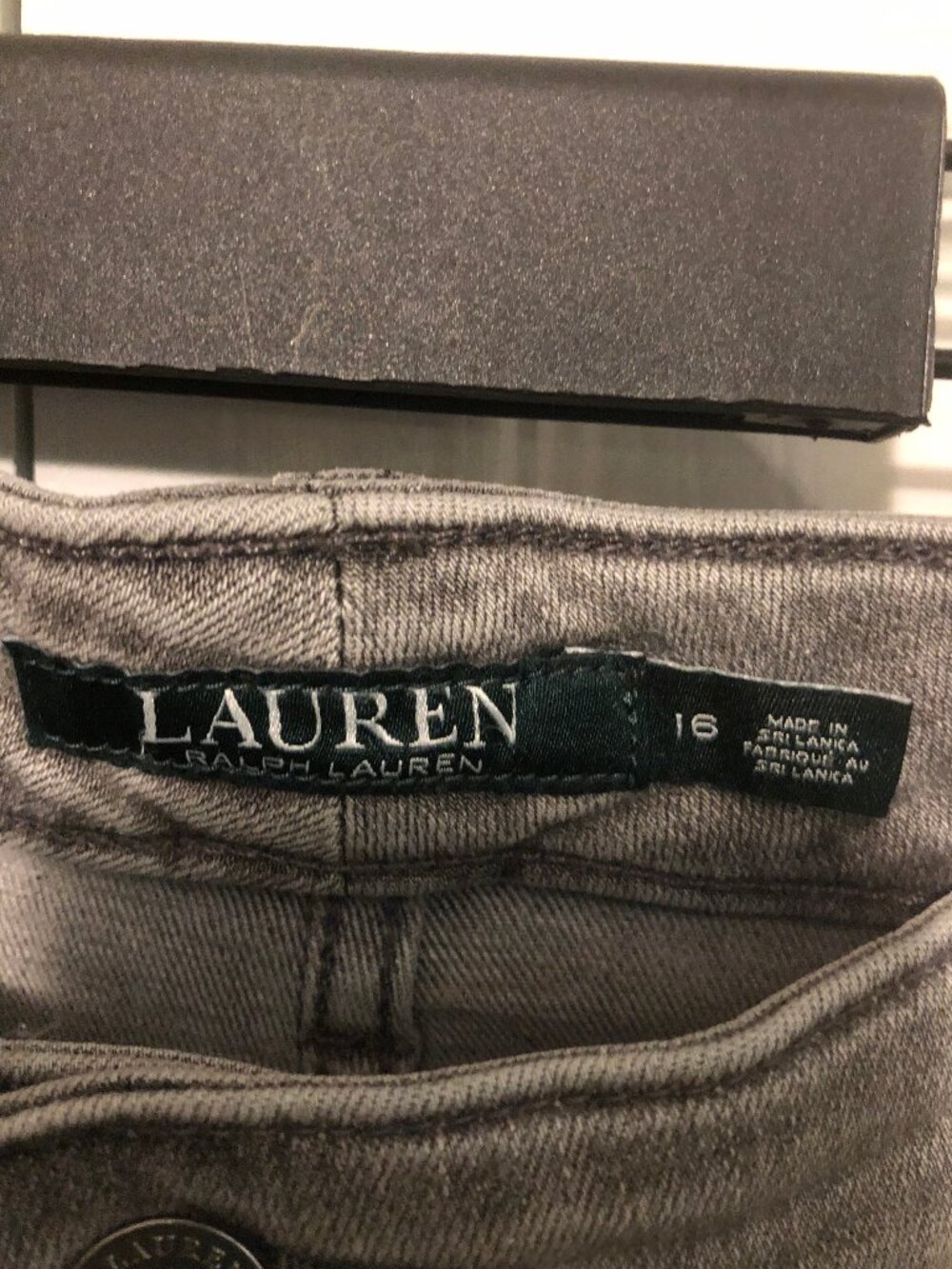 Womens Lauren Ralph Lauren Gray Size 16 denim jeans